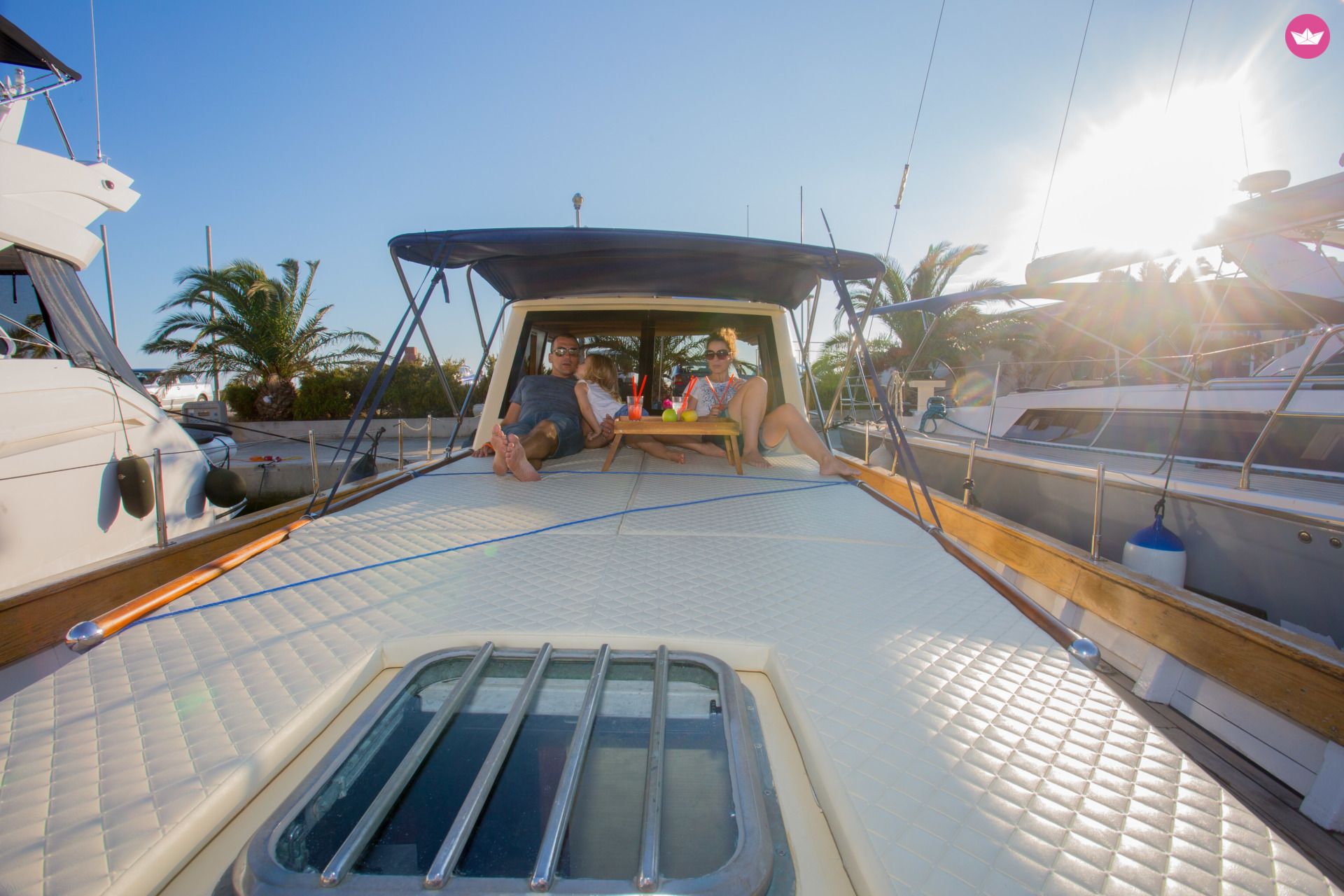 Traitional Croatian Boat Leut Vagabundo in Split  