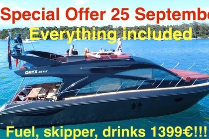 Miete Motorboot Gulf Craft Oryx 46 Fly Cannes