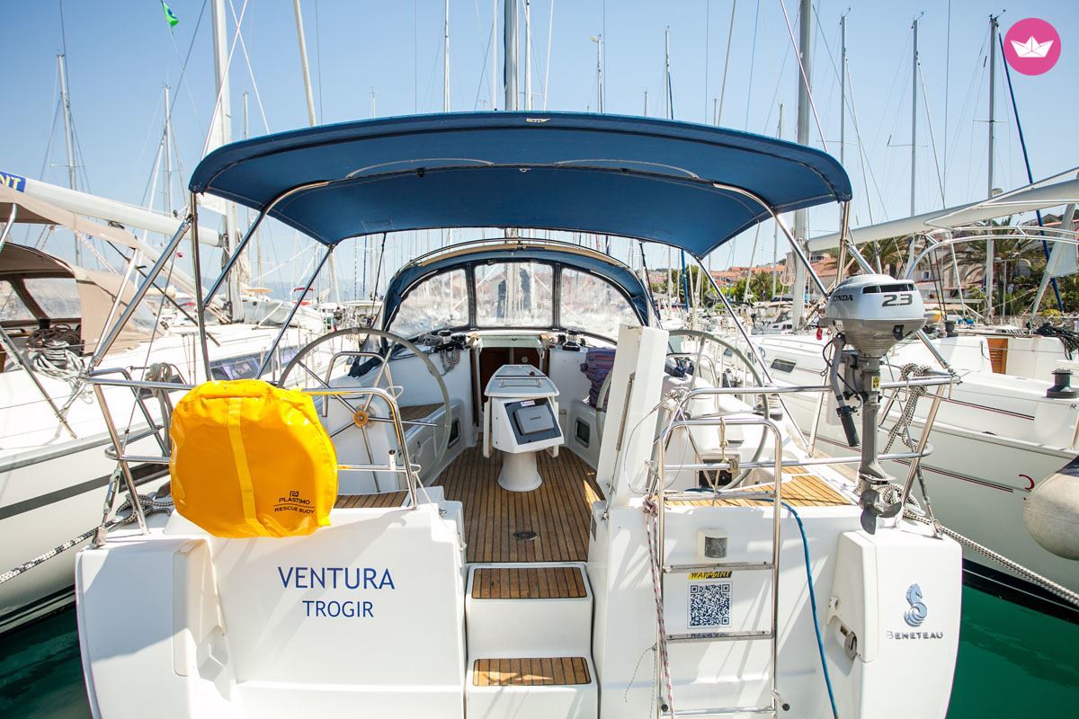 Charter sailboat in Trogir  
