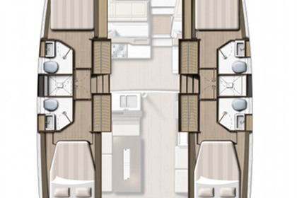 Location Catamaran Catana Group Bali 4.2 - 4 + 1 cab. Eden Island, Seychelles