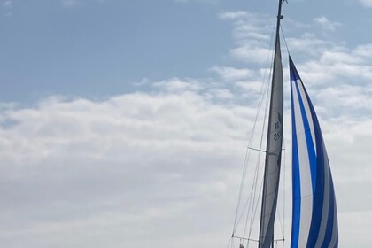 Electric sailing yacht Parbleu