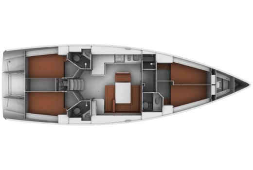 Sailboat Bavaria Bavaria 46 Cruiser Boat layout