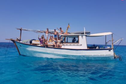 Alquiler Lancha Barco Tradicional Llaut Ibiza