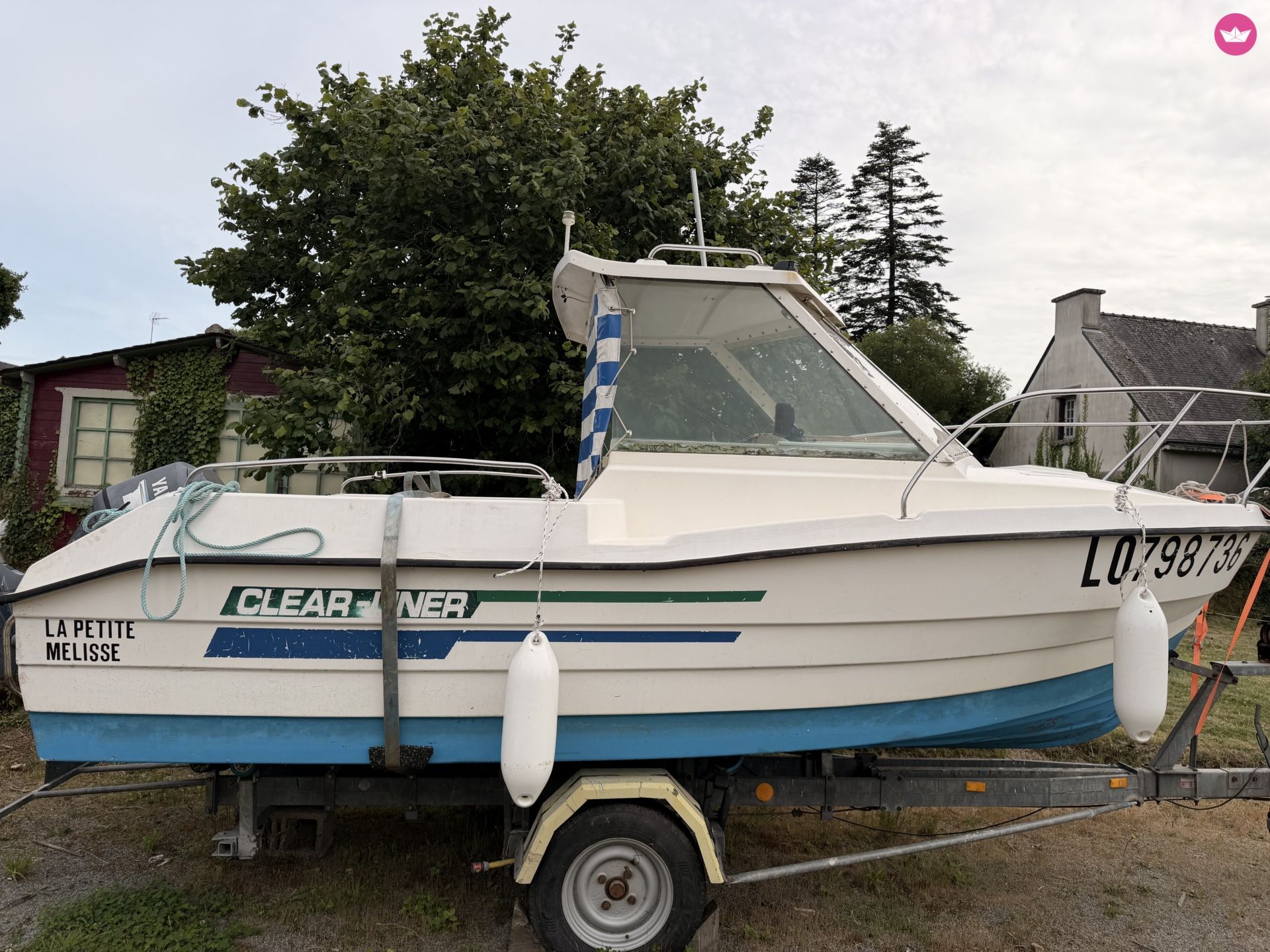 Bateau à moteur Clear Liner 5.30 50cv 5