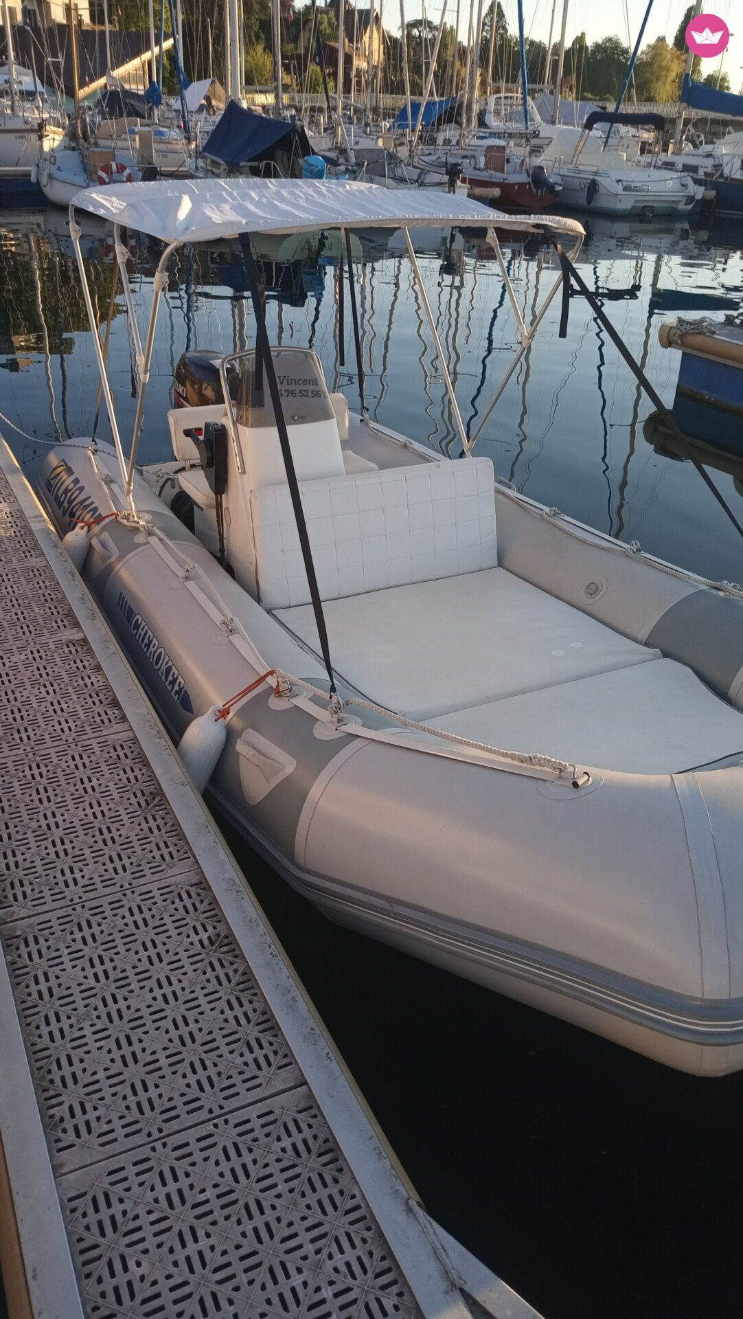 Semi-rigide Zodiac Cherokee 50cv 7