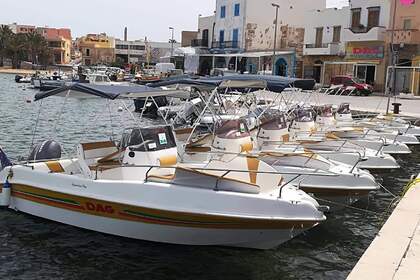 Noleggio Barca senza patente  Schizzo 5,20m Lampedusa