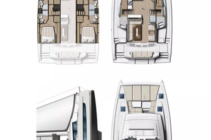 Verhuur Catamaran Catana Group Bali 4.4 - 4 + 1 cab. Turkije