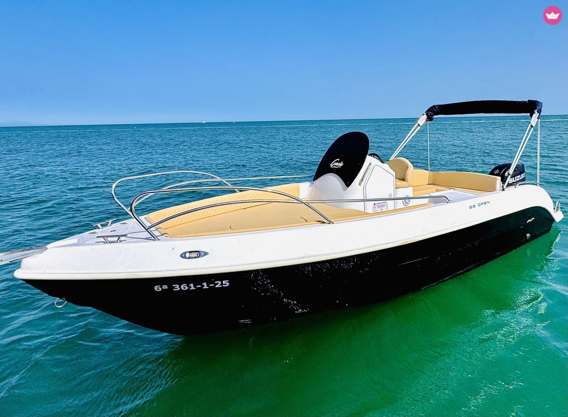 Bateau à moteur Gaia 22 open 150cv 2