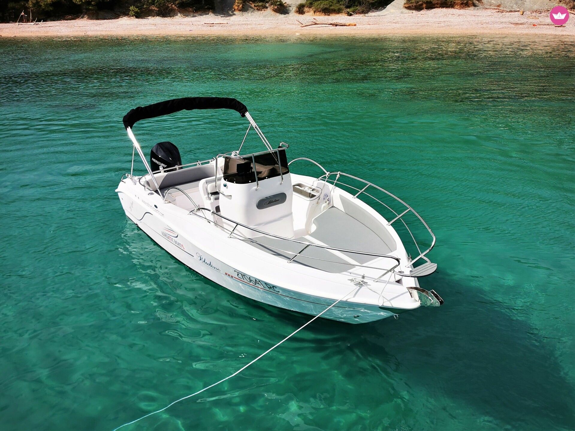 Bateau à moteur Bluline 21 Open 200cv 2
