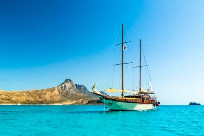 Hyra båt Guletbåt Wooden Sailing Yacht Rhodos
