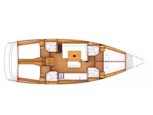 Sailboat  Sun Odyssey 469 boat plan