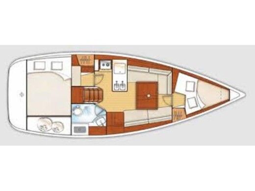 Sailboat Beneteau Oceanis 31 boat plan