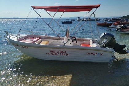 Hyra båt Båt utan licens  Poseidonas 440 Open Ouranopoli