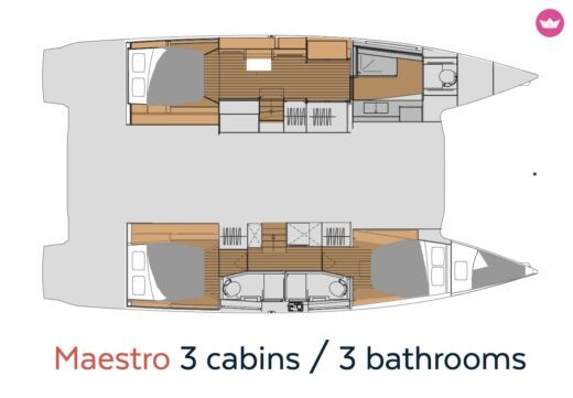 Catamaran  ELBA 45 OWNER VERSION boat plan