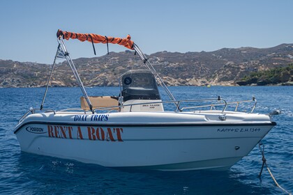 Hire Boat without licence  Poseidon 170cc Agia Pelagia