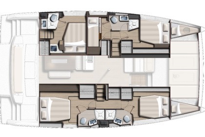 Noleggio Catamarano Catana Group Bali 4.6 - 5 + 1 cab. Brazza