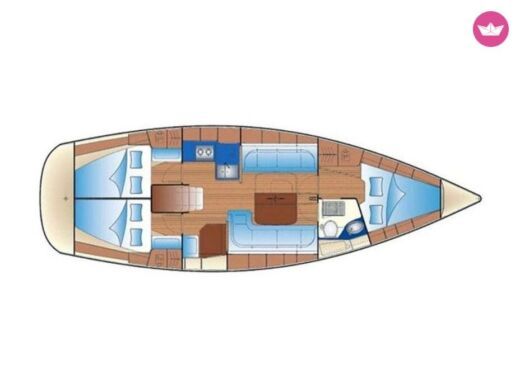 Sailboat Bavaria Cruiser 37 Boat design plan