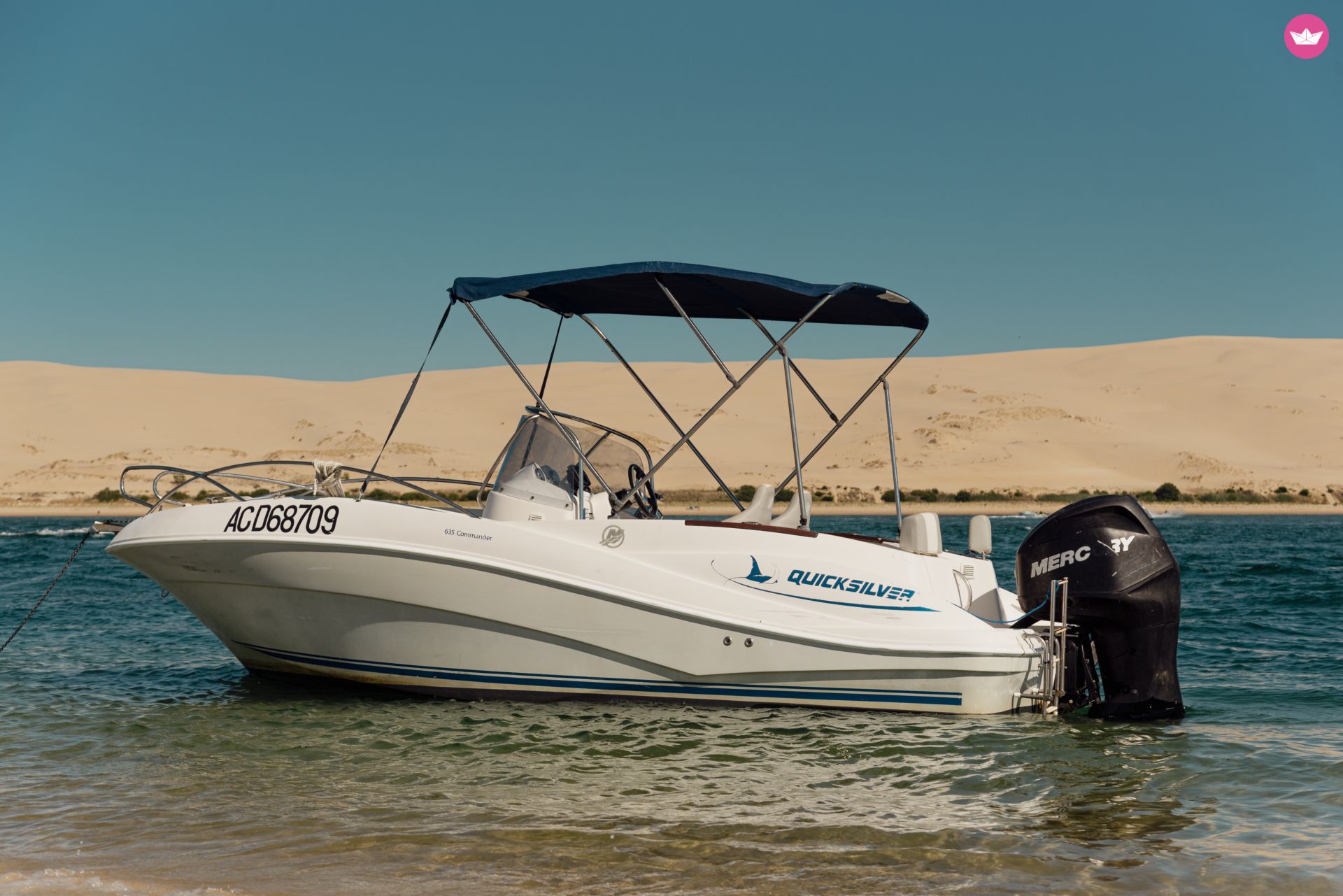 Bateau à moteur Quicksilver 6.35 Commander Vera 135cv