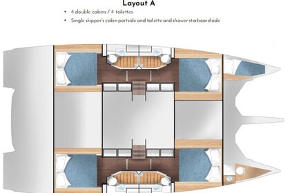 Miete Katamaran  Cervetti 44 Primošten