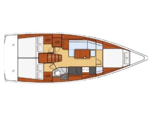 Sailboat  Oceanis 38 Boat design plan