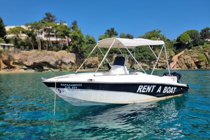 Rental Boat without license  COMPASS 150CC Agia Pelagia