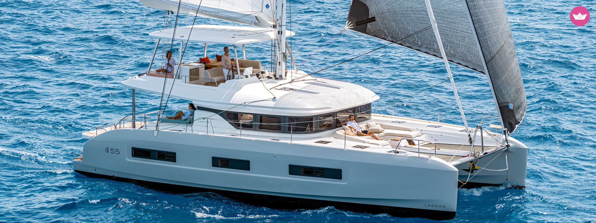 Catamaran Lagoon-Bénéteau Lagoon 55 - 4 cab. 16m 2