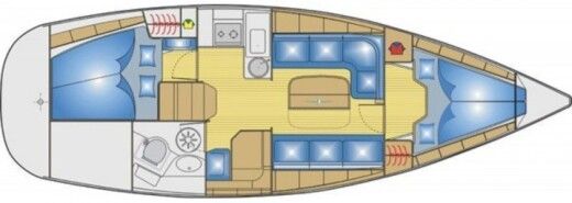 Sailboat Bavaria Bavaria 30 Cruiser Plan du bateau