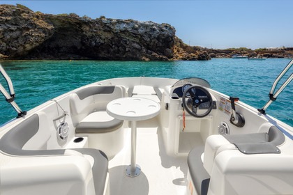 Beautiful boat without a license!