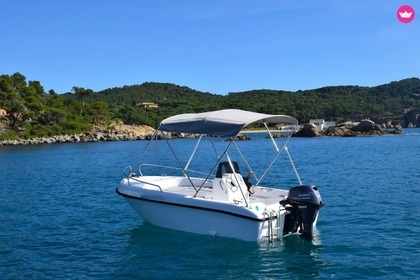 Rental Boat without license  Astec Fiber 400 Palamós