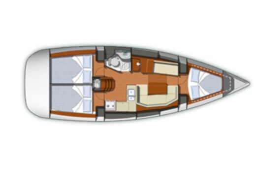 Sailboat JEANNEAU 36i DADO Boat design plan