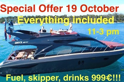 Location Bateau à moteur Gulf Craft Oryx 46 Fly Cannes
