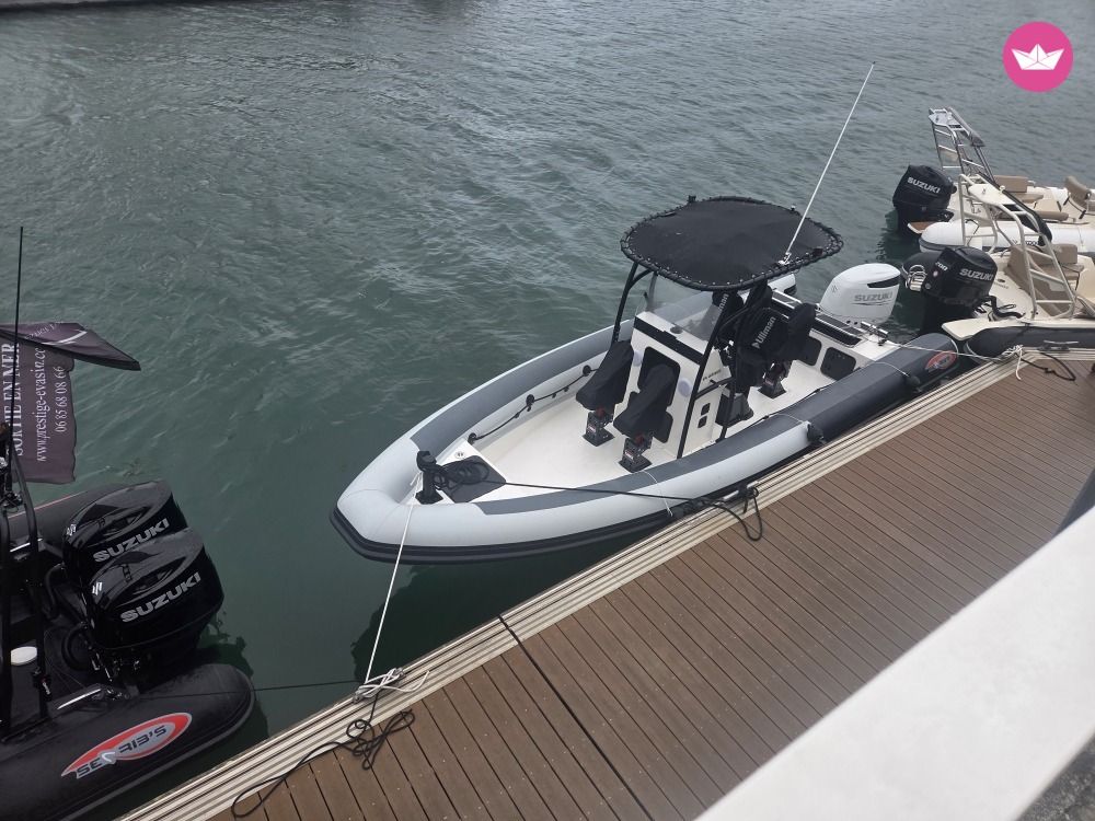 Semi-rigide Searib's SR 7.60 PRO 250cv 2