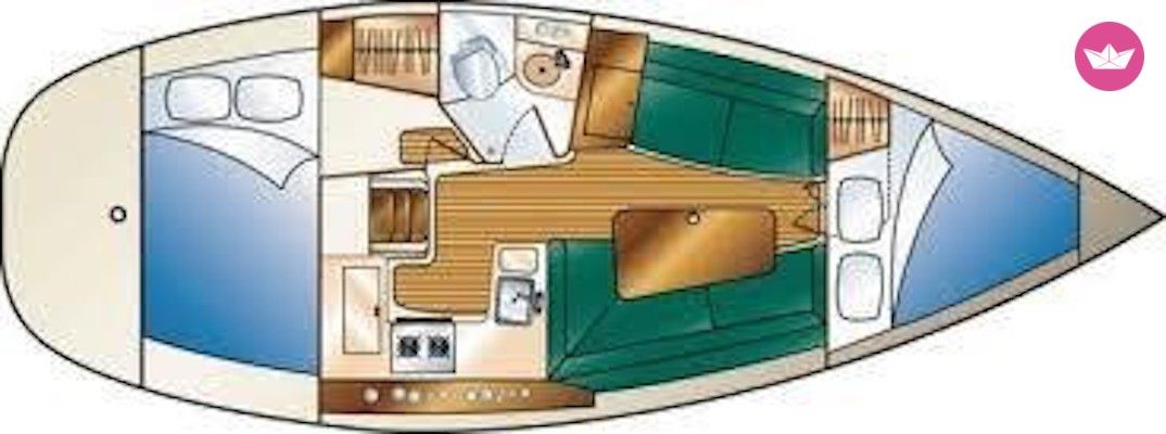 Sailboat Hunter Hunter 320 Sailboat for hire