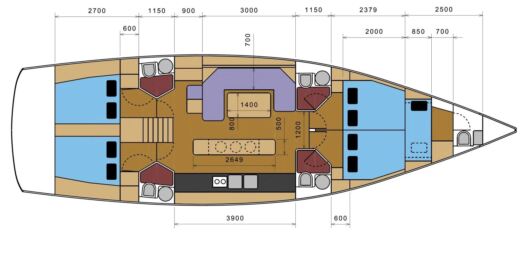 Sailboat D&D Kufner 54 Boat design plan