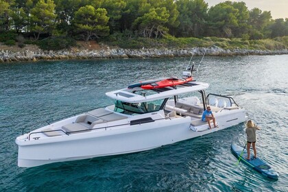 Miete Motorboot Axopar 45 Cross Top Olbia