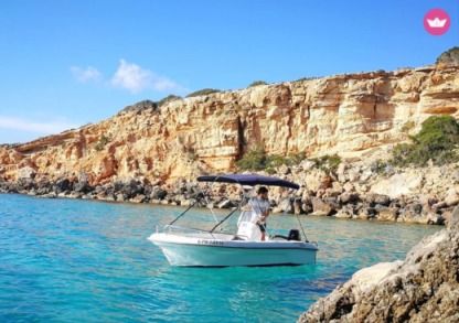 Charter Motorboat Astec Fiber 400 Ibiza