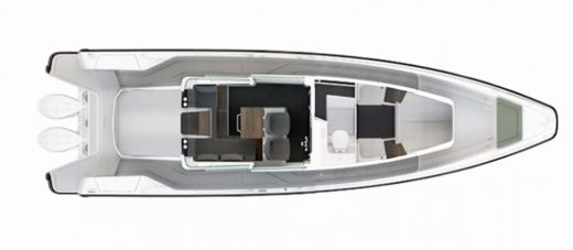 Motorboat Axopar 37XC Cross Cabin Boat design plan