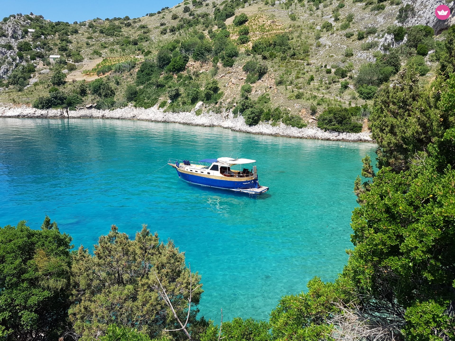 Traitional Croatian Boat Leut Vagabundo in Split  