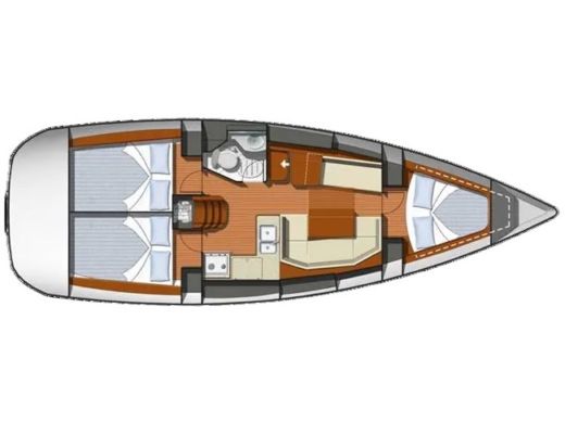 Sailboat  Sun Odyssey 36 Boat design plan