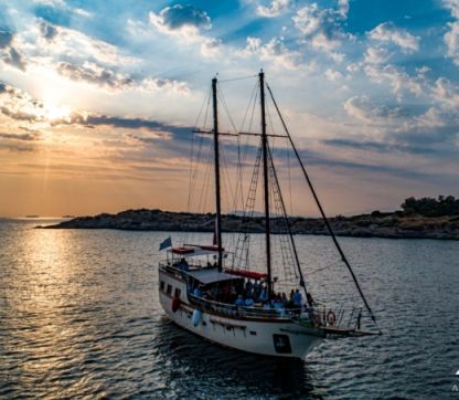 Charter Sailing yacht Motor Sailer Custom Built Athens