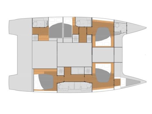 Catamaran  Tanna 47 boat plan