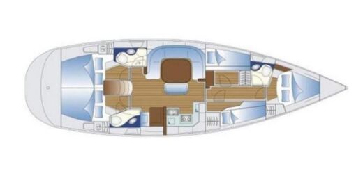 Sailboat Bavaria 49 Boat design plan