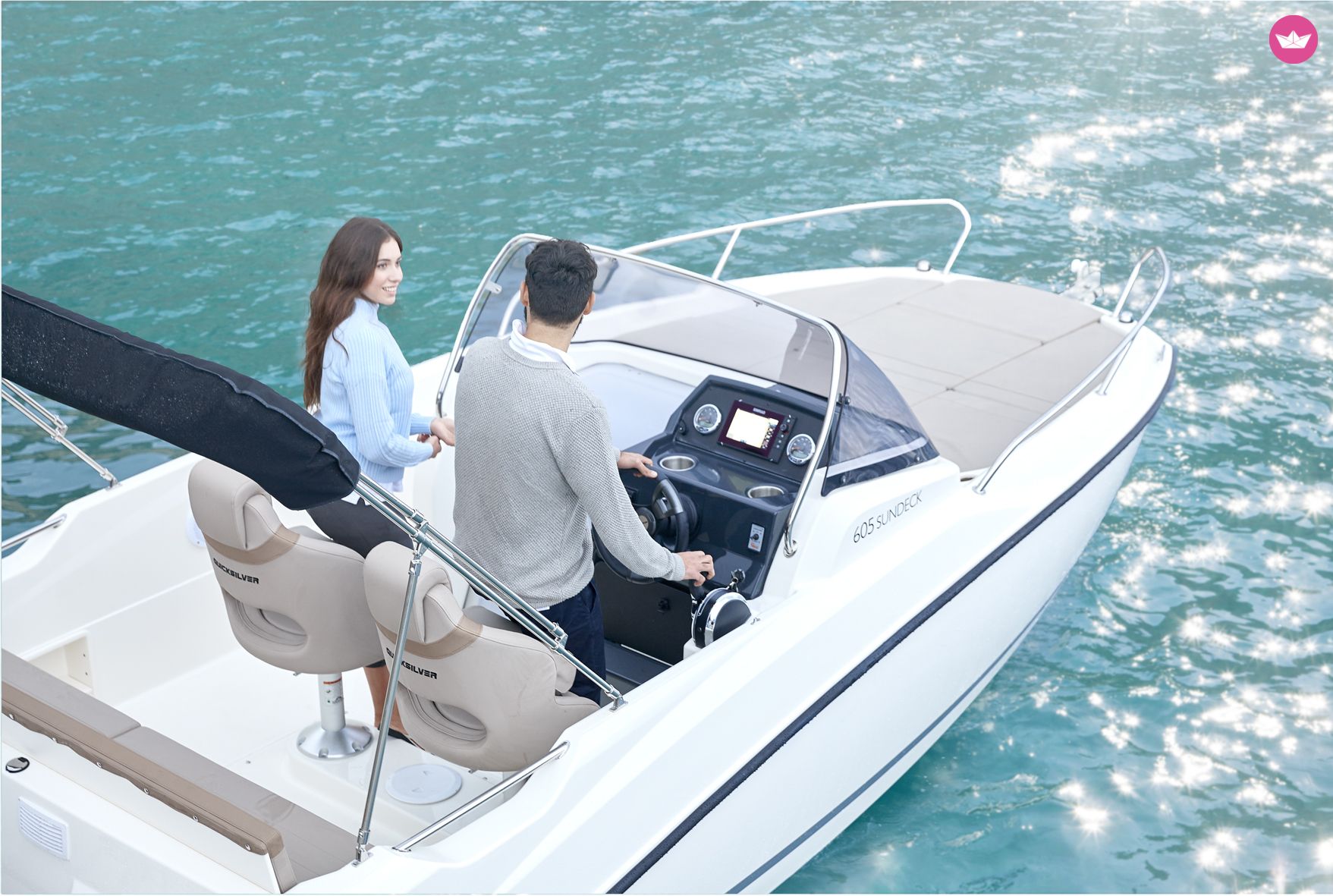 Bateau à moteur Quicksilver Activ 605 Sundeck 150cv 3