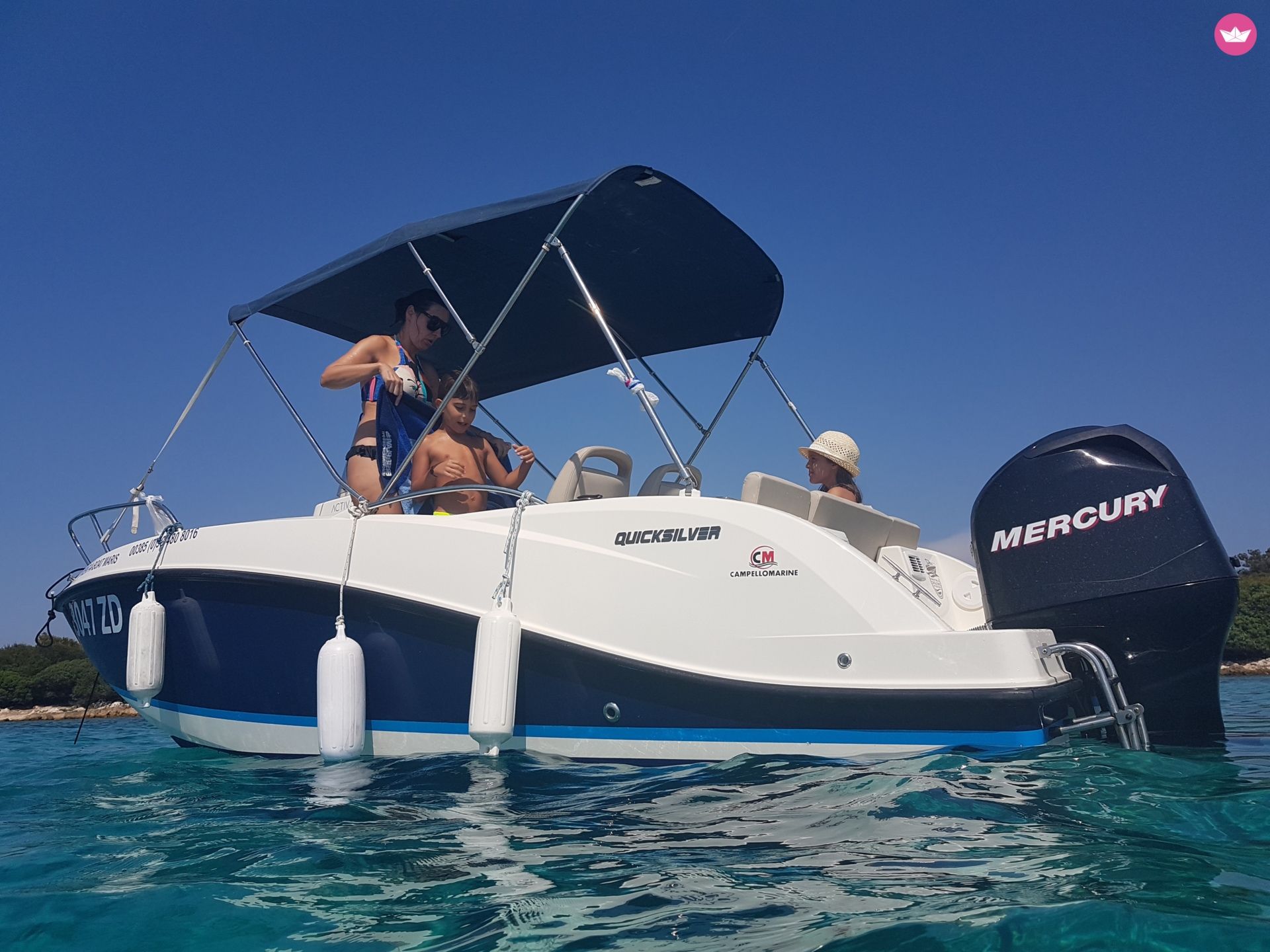 Charter Motorboat Quicksilver Activ 555 Zadar