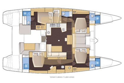 LAGOON 52F - FULL EQUIPPED - A/C, GENERADOR, DESALINIZADORA
