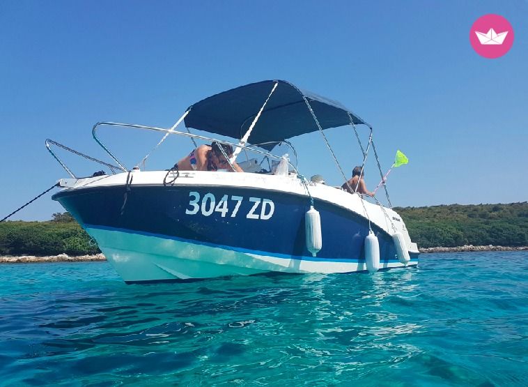 Motorboat Quicksilver Activ 555 for hire