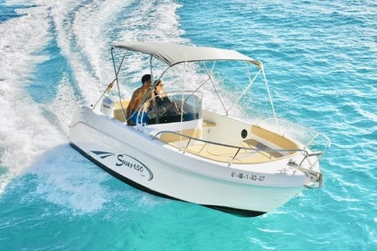 Rental Motorboat Saver 650 open Ibiza