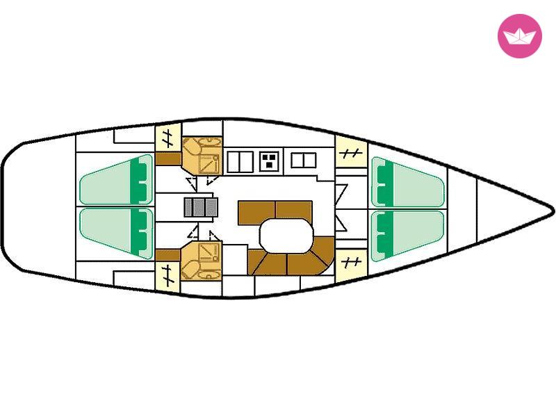 Charter sailboat in Athens  