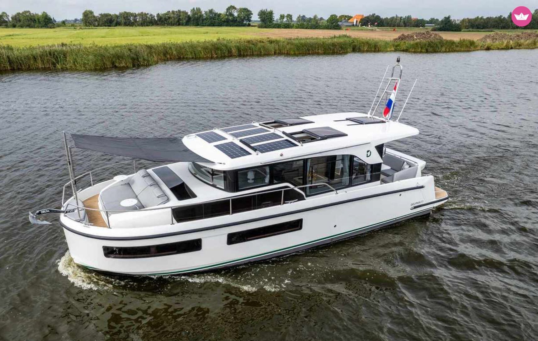Péniche Delphia 11 150cv 2