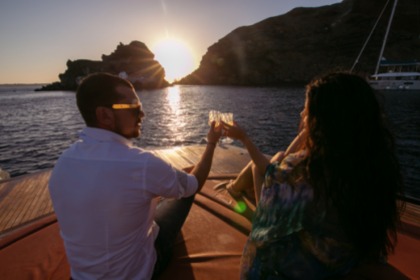 Explore Santorini with Luxury Catamaran!